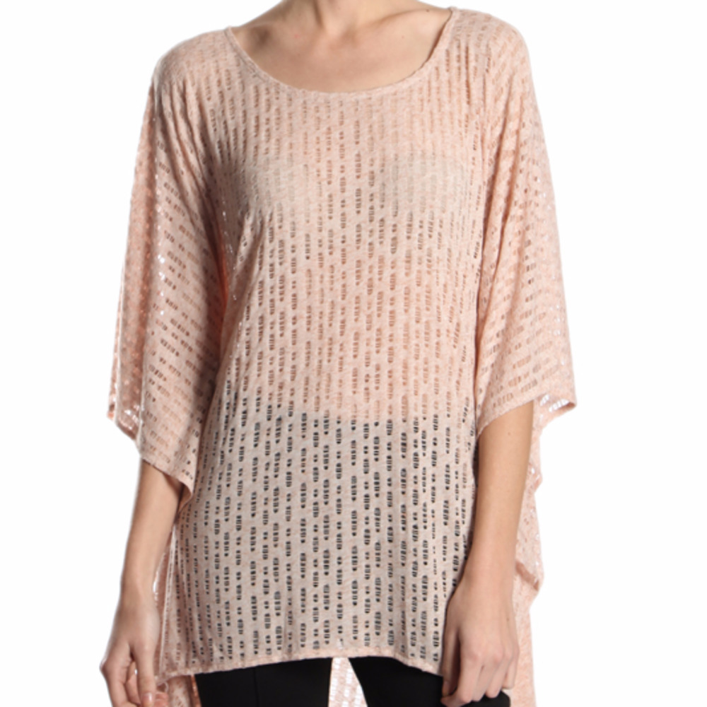 𝅺NWT A'REVE‎ ANTHROPOLOGIE Punched Out Top